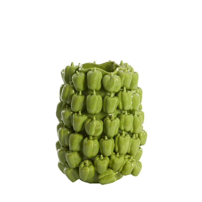 Light&living Vaas deco 35x33x47 cm BELLPEPPER keramiek glanzend groen