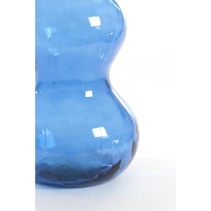 Light & Living Venerio vaas Ø26,5x75 cm - glas blauw